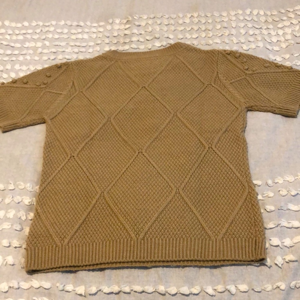 Gorgeous short sleeve sweater. Sz S. EUC - Picture 5 of 5